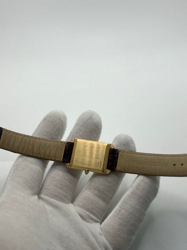 Montre Piaget Tank Allongée Or Jaune 18K 9228 58 Facettes