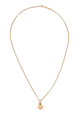 CHOPARD - Geelgouden ketting Happy Diamonds 