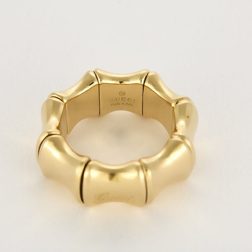 Bague 53 GUCCI - Bamboo - Bague en or jaune 58 Facettes COL3555