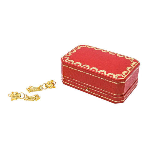 Boucles d'oreilles Cartier Boucles d'oreilles  Panthère Or jaune Diamant, Emeraude 58 Facettes 4364140RV