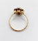 Bague 54.5 Bague marguerite vintage or rose et grenats 58 Facettes A05833