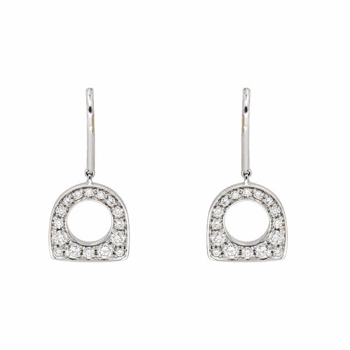Boucles d'oreilles Fred Boucles d'oreilles Dormeuses Success Or blanc Diamant 58 Facettes 4600461RV