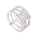 Bague 51 Bague Messika "Gatsby", or blanc, diamants. 58 Facettes 33999