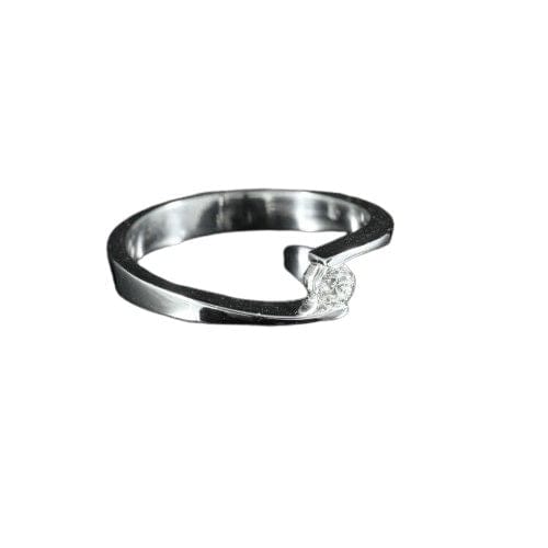 Bague 54 Bague Solitaire diamant 58 Facettes R636