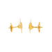 Boucles d'oreilles Boucles d'oreilles Puces Or jaune Diamant 58 Facettes 3013240CN