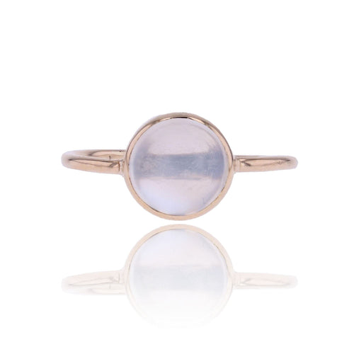 Bague 51 Bague ancienne pierre de lune or 58 Facettes CV125