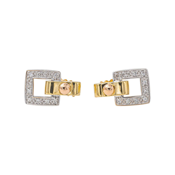 Boucles d'oreilles Guy Laroche Boucle d'oreilles Or jaune Diamant 58 Facettes 3641118CN