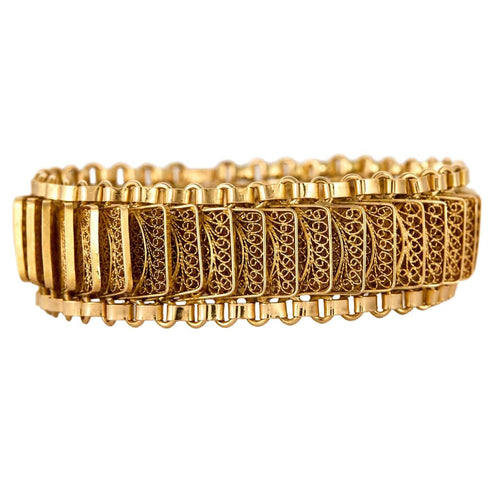 Bracelet Bracelet articulé or jaune 58 Facettes EVR2653