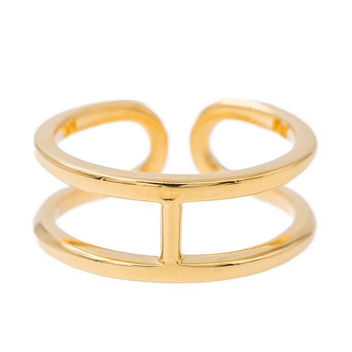 Hermes Ring Ever Chaîne d'Ancre Yellow gold