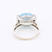 Bague 54 Bague vintage or jaune, topaze bleue et diamants 58 Facettes 366