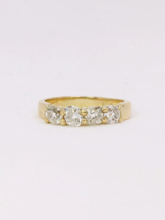 Bague 52 Bague or jaune diamants 58 Facettes J385