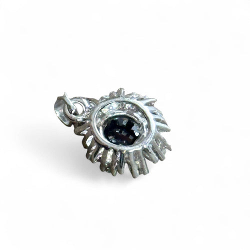 Pendentif Pendentif marguerite saphir diamants 58 Facettes 231