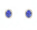 Boucles d'oreilles Boucles d'oreilles avec tanzanite de 2,77 carats 58 Facettes