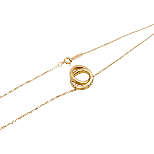 Collier Tiffany & Co. "1837" or rose. 58 Facettes 34266