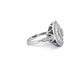 Bague 55 Bague Art-Déco Or Blanc 18k & Diamants 58 Facettes 105-GS36607-1