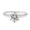 Bague 47 Bague Or blanc Diamant 58 Facettes 2826015CN