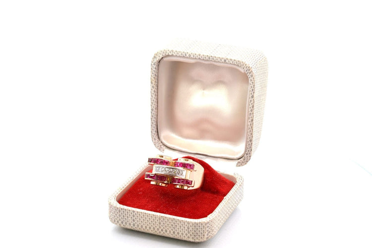 Bague 54.5 Bague vintage des années 1940 58 Facettes 27059