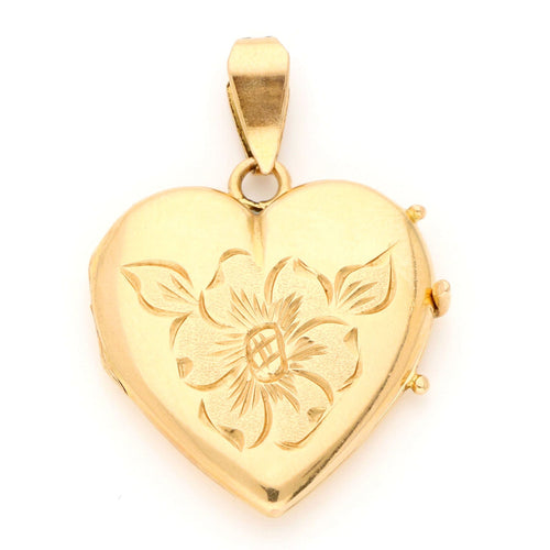 Pendentif Médaillon en or jaune en forme de cœur 58 Facettes 78A4791903E24F8E8DAAE340B98A4111