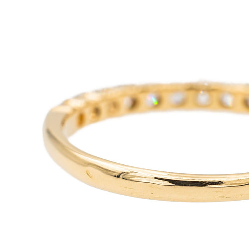 Bague 50 Bague Demi alliance Or jaune Diamant 58 Facettes 2713677CN