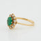 Bague 59 Bague Or Jaune - Emeraude et Diamants 58 Facettes RÉF 10006/13