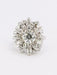 Bague 55 Bague cocktail diamants taille ancienne 3.98 carat 58 Facettes J213