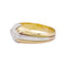 Bague 60 Bague vintage platine, or jaune, diamant. 58 Facettes 33990