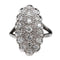 Bague 51.5 Bague Marquise Or blanc Diamant 58 Facettes 2867339CN