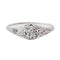 Bague 51 Bague Or blanc Diamant 58 Facettes 3241052CN