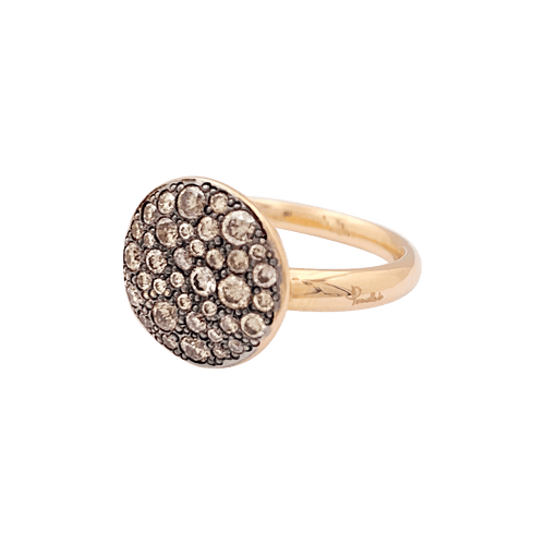 Bague 53 Bague Pomellato "Sabbia" or, diamants bruns. 58 Facettes 34309