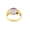 Anello oro giallo con ametista 58 Facettes 28153