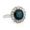 Bague 55 Bague en grappe de platine et diamants et saphirs 58 Facettes 8E839DFE69BD4C69A5DE6153CFECA1BC