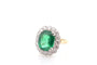 Bague 53 Bague émeraude de 6,68cts et diamants 58 Facettes 27214-27459-27521