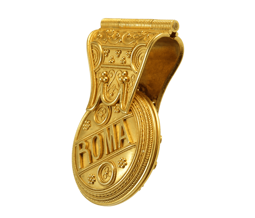 Castellani antique gold bulla