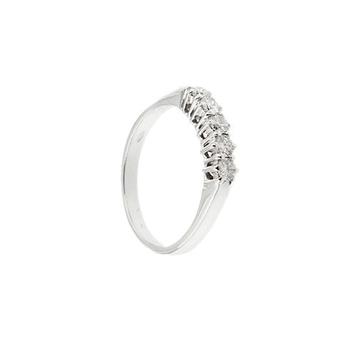 Riviere-Ring mit Diamanten 0,35 ct 