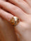 Bague 46 Bague boule diamants taille ancienne 58 Facettes J143