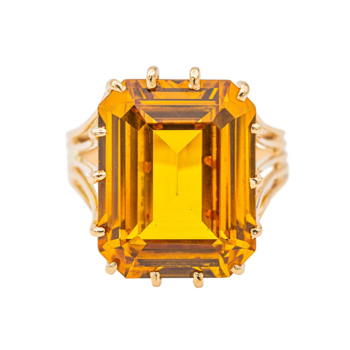 Bague 62 Bague Cocktail Or jaune Citrine 58 Facettes 3201587RV