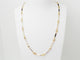 Collier Collier grain de café or jaune et blanc 58 Facettes GDC