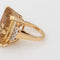 Bague 48.5 Bague cocktail vintage élégante en citrine et diamant (vers les années 1960 à 1970) 58 Facettes G13926