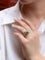 Bague 52 Bague vintage OMEGA GILBERT ALBERT bille de turquoise 58 Facettes J521