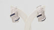 Boucles d'oreilles Boucles d'oreilles en or blanc, saphirs et diamants 58 Facettes 32747