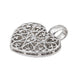 Pendentif Pendentif Coeur Or blanc Diamant 58 Facettes 2635144CN