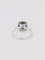 Bague 62 Bague vintage pierre bleue entourage diamants 58 Facettes J525