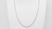 Collier Collier rivière en or blanc et diamants 58 Facettes 32848