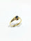 Bague 54 Bague or jaune diamants saphir 58 Facettes