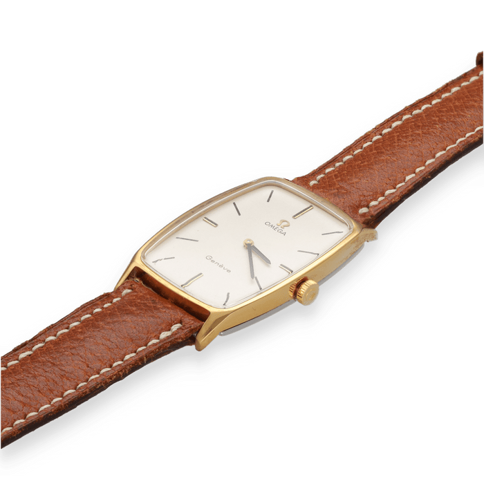 Montre OMEGA - Montre Geneve en laminé doré et acier 58 Facettes