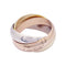 Bague 51 Bague Cartier "Trinity Classique" trois ors. 58 Facettes 33820
