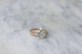 Bague Bague Marguerite Diamants 1.20 Ct Or Rose 58 Facettes