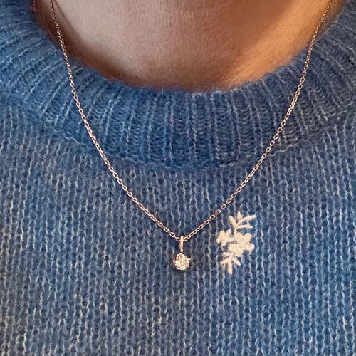 Bague Collier diamant solitaire 58 Facettes REF24088-251