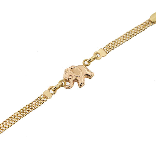 Bracelet Bracelet avec des éléphants 58 Facettes 35749