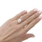 Bague 52 Bague solitaire platine, or blanc et diamant 4,05 carats. 58 Facettes 33701